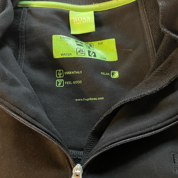 Hugo Boss Black Jacket with Green Details - Picture 4 of 4